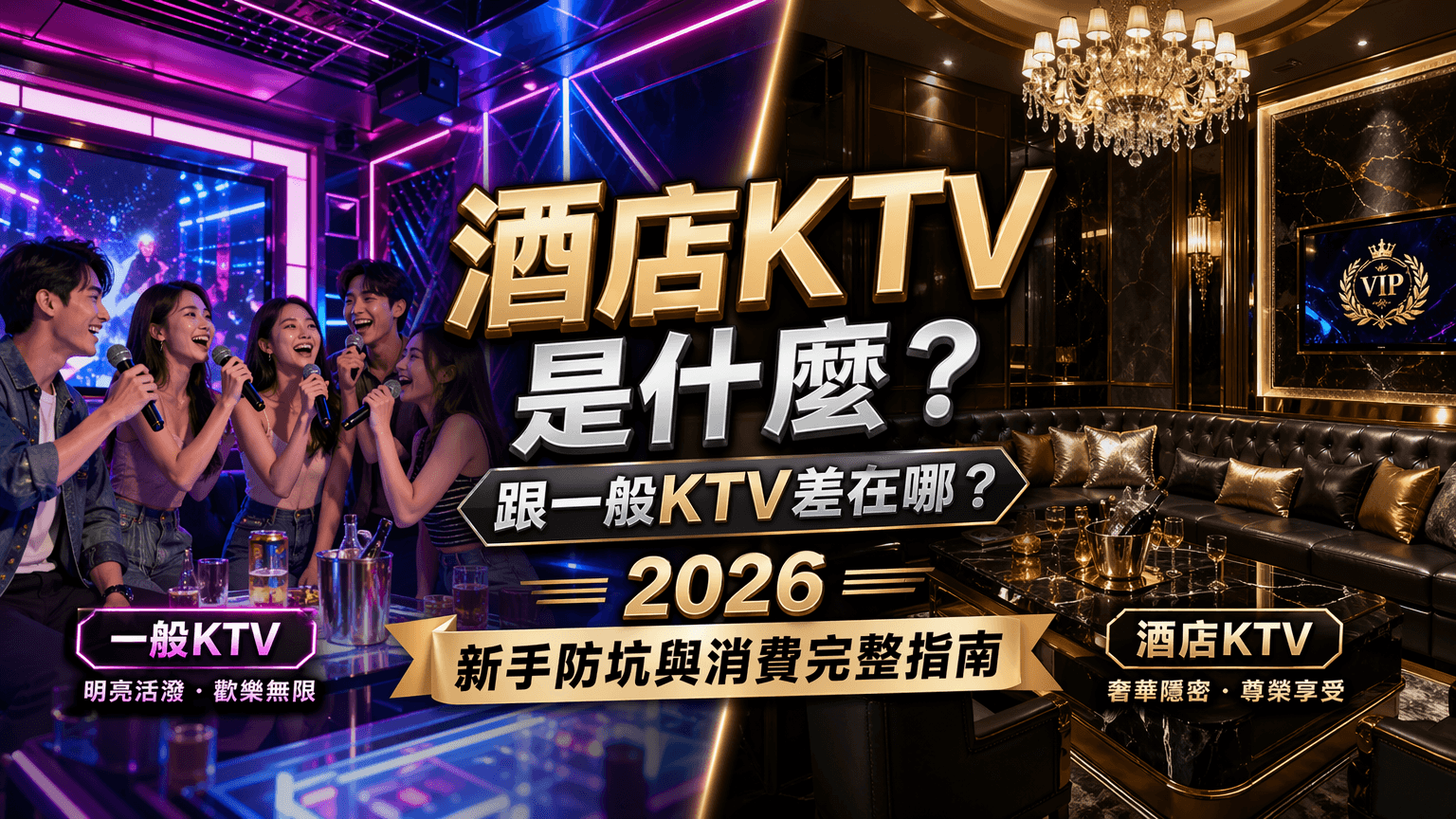 酒店KTV是什麼？跟一般KTV差在哪？2026新手防坑與消費完整指南