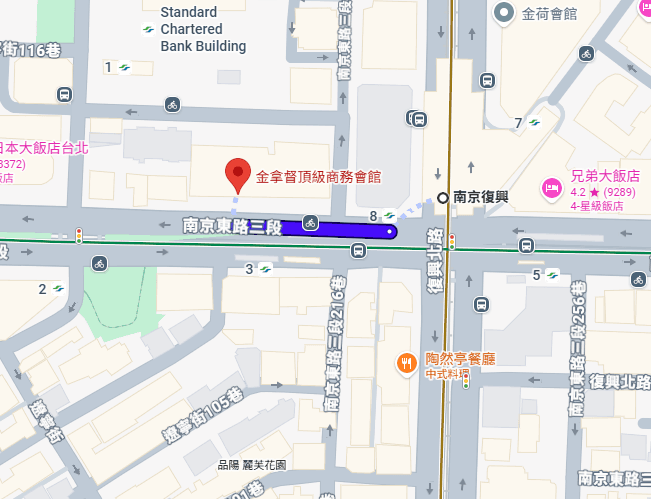 金拿督酒店 路線圖